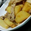 ゅん✳︎'s cooksnap of when they made 手抜き☆豚肉とジャガイモの焼肉バター.