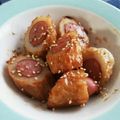ponta58's cooksnap of when they made お弁当に竹輪ウィンナー＊トースターで時短.