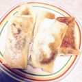 クックGZ34QO☆'s cooksnap of when they made 鶏ムネ肉とチーズの揚げない春巻♪.