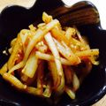 mack♪♪♪'s cooksnap of when they made エコ・大根1本分の皮のキンピラ.