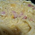 りりもこもこ's cooksnap of when they made 一人簡単ランチ☆カルボナーラうどん.