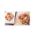 あずちょり's cooksnap of when they made 生ハムとしめじの3種のチーズペンネ.