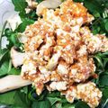 藤宮もね's cooksnap of when they made エリンギとクレソンの豆腐にんじんソース.