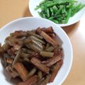 kurolabu428's cooksnap of when they made ふきの金平ふう炒め煮.
