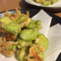 majune23's cooksnap of when they made そら豆と桜エビのかき揚げ.