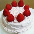 ﾁﾋﾛ2236's cooksnap of when they made 苺ムースデコレーションケーキ.