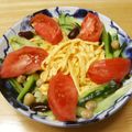 ぽりぽり拓庵's cooksnap of when they made ♡きゅうりで⭐︎冷やしそうめん風♡.