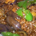 楽しいアラフィフ☆'s cooksnap of when they made 夏の鉄板☆ナスとピーマンの挽肉炒め.