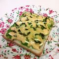 龍青空ママ's cooksnap of when they made アボカドと塩こんぶのトースト.