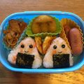 まゆみゆ０８２０'s cooksnap of when they made おにぎりチャン★簡単キャラ弁.