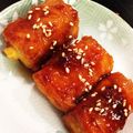 くみちん。's cooksnap of when they made 豚肉巻き②厚揚げのピリ辛照り焼き.