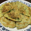 よしもん。's cooksnap of when they made もっち～り美味しい♡ネギ焼き♡.