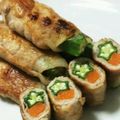 もり706's cooksnap of when they made 梅干しで旨～い！オクラと人参の肉巻き☆.