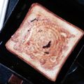 がじゅべりー's cooksnap of when they made フライパンdeホットサンド♪.