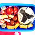 しはなん's cooksnap of when they made ☆キャラ弁☆ニンニンジャー キニンジャー.