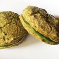 さいっと。's cooksnap of when they made * フランス菓子 ♥ 抹茶ダックワーズ♪.