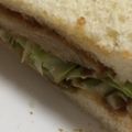 葉っぱ農園's cooksnap of when they made 揚げたてチキンカツサンド♪.