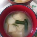 はらぺこウサギのママ's cooksnap of when they made 絶品✿新じゃがとニラのお味噌汁.