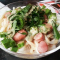 みかん箱氏's cooksnap of when they made 冷凍うどん ゴマだれ アレンジ.