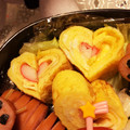 めめの料理修行's cooksnap of when they made お弁当に♡ハートのかわいいカニマヨ卵焼き.