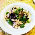 りしゅっち's cooksnap of when they made なすとピーマンのごまポン酢炒め.