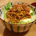 ニコニコシフォン's cooksnap of when they made ◆鶏むね肉味噌だれ丼◆.