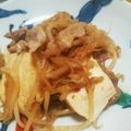 ﾏﾃｨｺ's cooksnap of when they made ピリ辛＊牛肉と豆腐のすき焼き風.