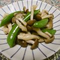 デカちゃん's cooksnap of when they made スナップエンドウとしめじのナムル.