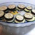 和芥子's cooksnap of when they made 簡単☆ズッキーニと茄子のチーズ焼き.