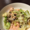tomomani's cooksnap of when they made 簡単！鮭のちゃんちゃん焼.