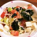 ちょっこれーとーーー's cooksnap of when they made 豆腐&トマト&アボカドのポン酢サラダ.