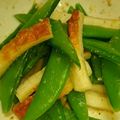 hd104's cooksnap of when they made スナップえんどうと竹輪のわさび胡麻和え.