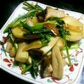 ゆざく's cooksnap of when they made かぶとエリンギのにんにく炒め.