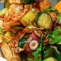 cemtnk's cooksnap of when they made きゅうりとセロリとキムチのおつまみ.