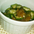 とものりのもと's cooksnap of when they made オクラときゅうりの梅肉和え.