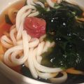 anqijiamei's cooksnap of when they made さっぱり梅酢うどん.