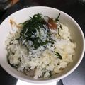 ゆきやんママ's cooksnap of when they made 土鍋で！梅とシラスの釜飯・・・.