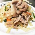 きんぽー's cooksnap of when they made ほんのりココナッツの香り❤︎塩野菜炒め.