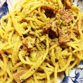 pinkyeren's cooksnap of when they made アボカドとベーコンのパスタ.