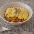 mimioui＊'s cooksnap of when they made 残ったミートソースで１人ランチオムレツ丼.