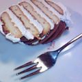 ももももじの's cooksnap of when they made 材料2つ！ビスケットDE簡単ケーキ♪.