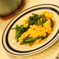 まみお✳'s cooksnap of when they made ニラ玉炒め♪.