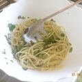 Arsinda's cooksnap of when they made リングイーニ香草レモンソース.