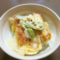 チョコチョコかえる's cooksnap of when they made ルクエでかつとじ♪.