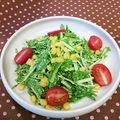 龍青空ママ's cooksnap of when they made すぐできる☆水菜の柚子胡椒サラダ♪.