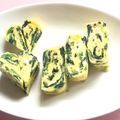 デークス's cooksnap of when they made お弁当に☆ほうれん草入り甘い卵焼き.