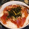 ジョングレ's cooksnap of when they made 安〜いまぐろで☆味わい漬け丼.