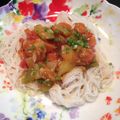 popet's cooksnap of when they made 夏バテ知らず？ラタトゥイユ・そうめん.