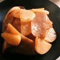 ジューシーフルーツ's cooksnap of when they made 20分！大根とこんにゃくの甘辛煮.