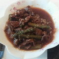 Kaname0810's cooksnap of when they made 簡単　牛肉　アスパラ炒め！　玉ねぎソース.